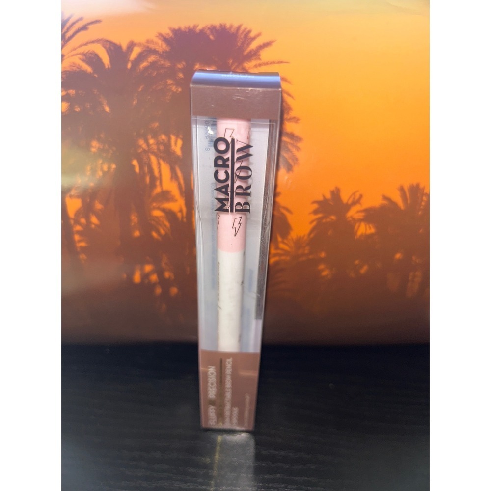 The Crème Shop Precision Macro Brow 2-in-1 Retractable Brow‎ Pencil Soft Brown